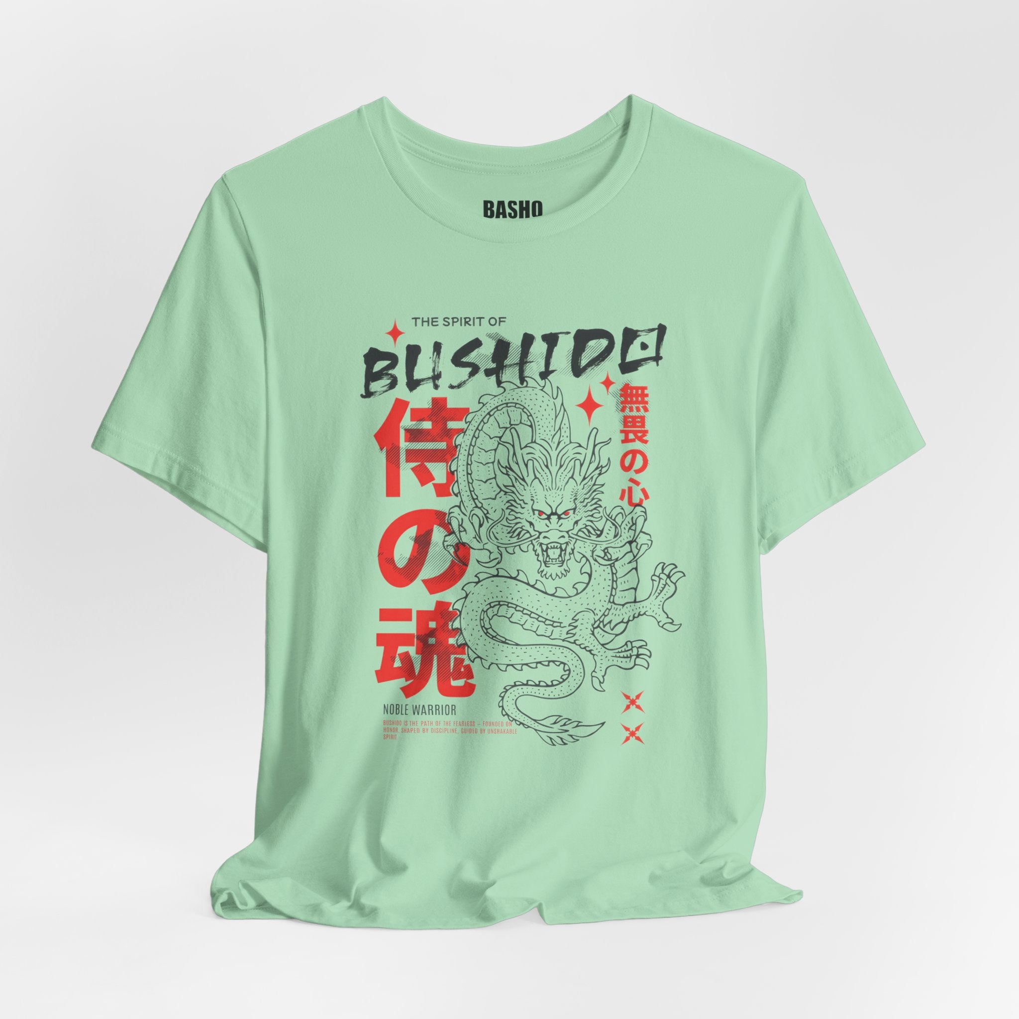 Bushido Spirit T-Shirt – Samurai Code Japanese Streetwear Tee