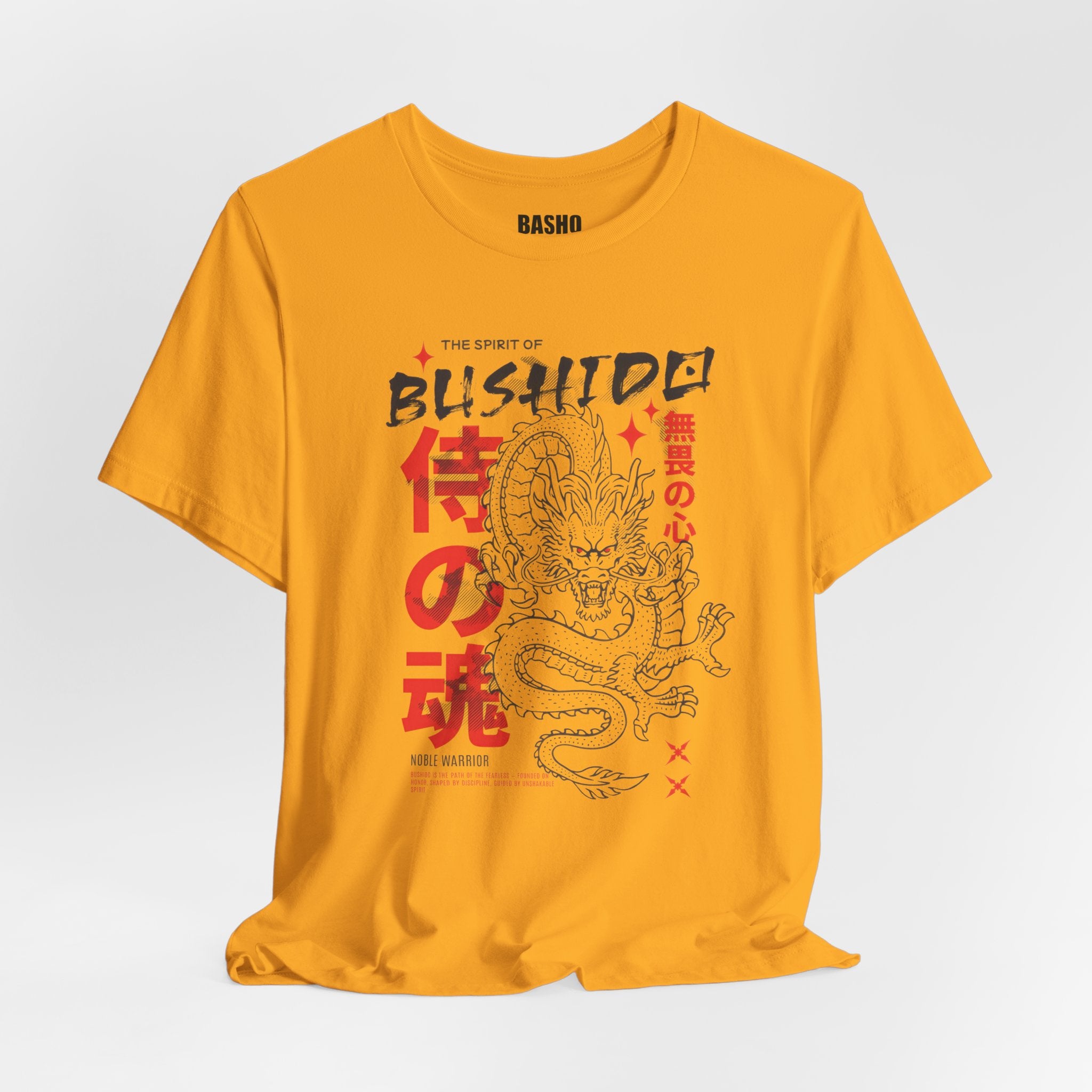 Bushido Spirit T-Shirt – Samurai Code Japanese Streetwear Tee