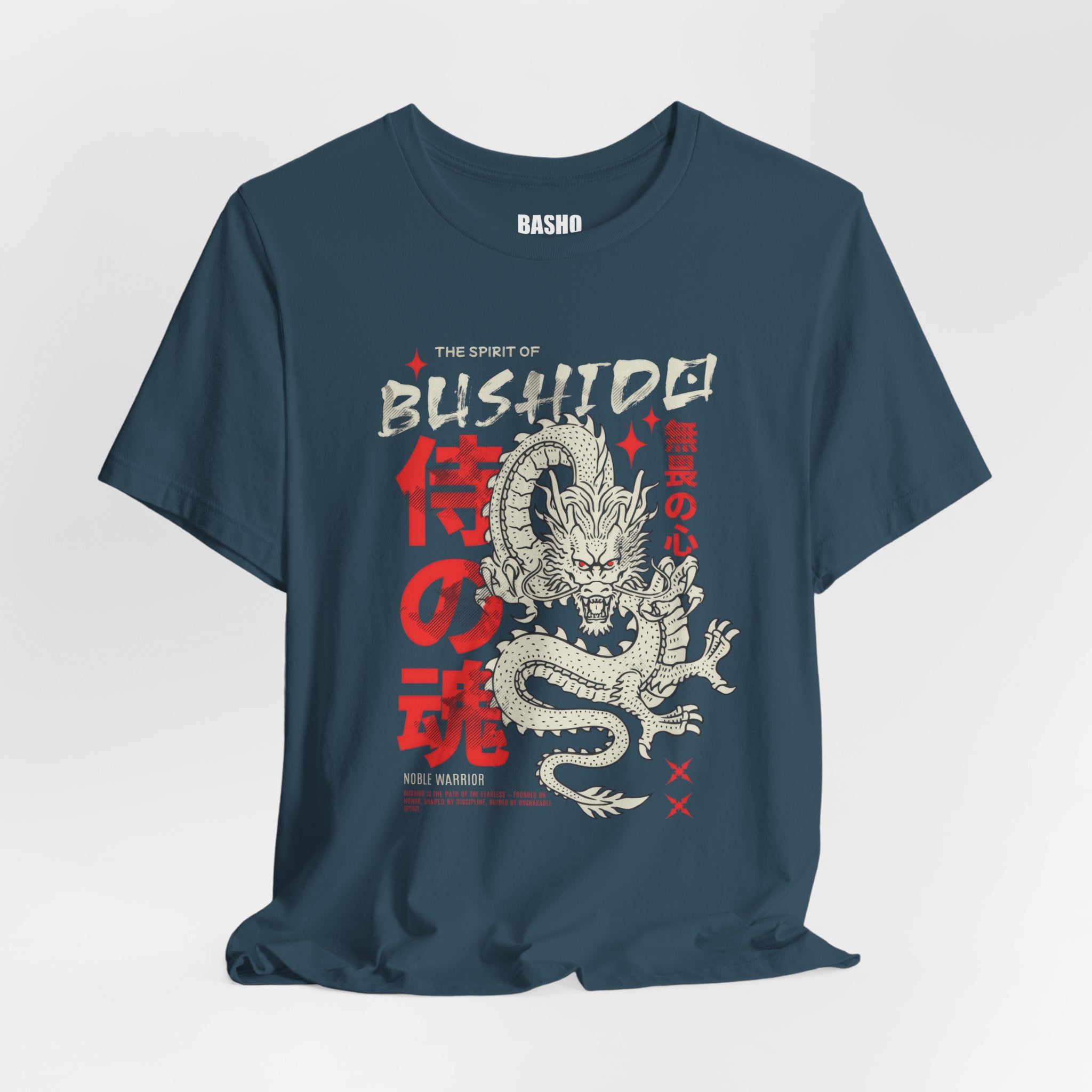 Bushido Spirit T-Shirt – Samurai Code Japanese Streetwear Tee