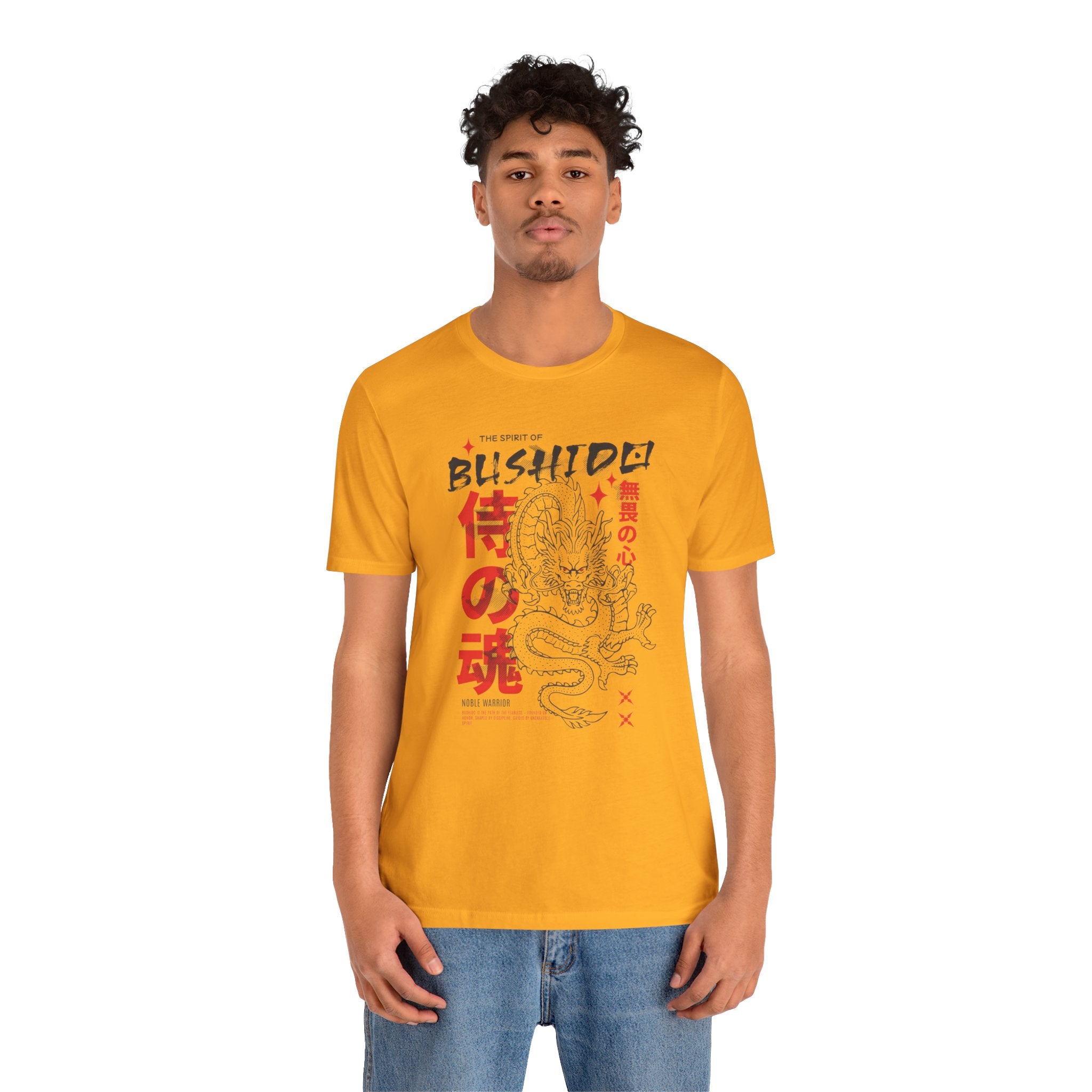 Bushido Spirit T-Shirt – Samurai Code Japanese Streetwear Tee