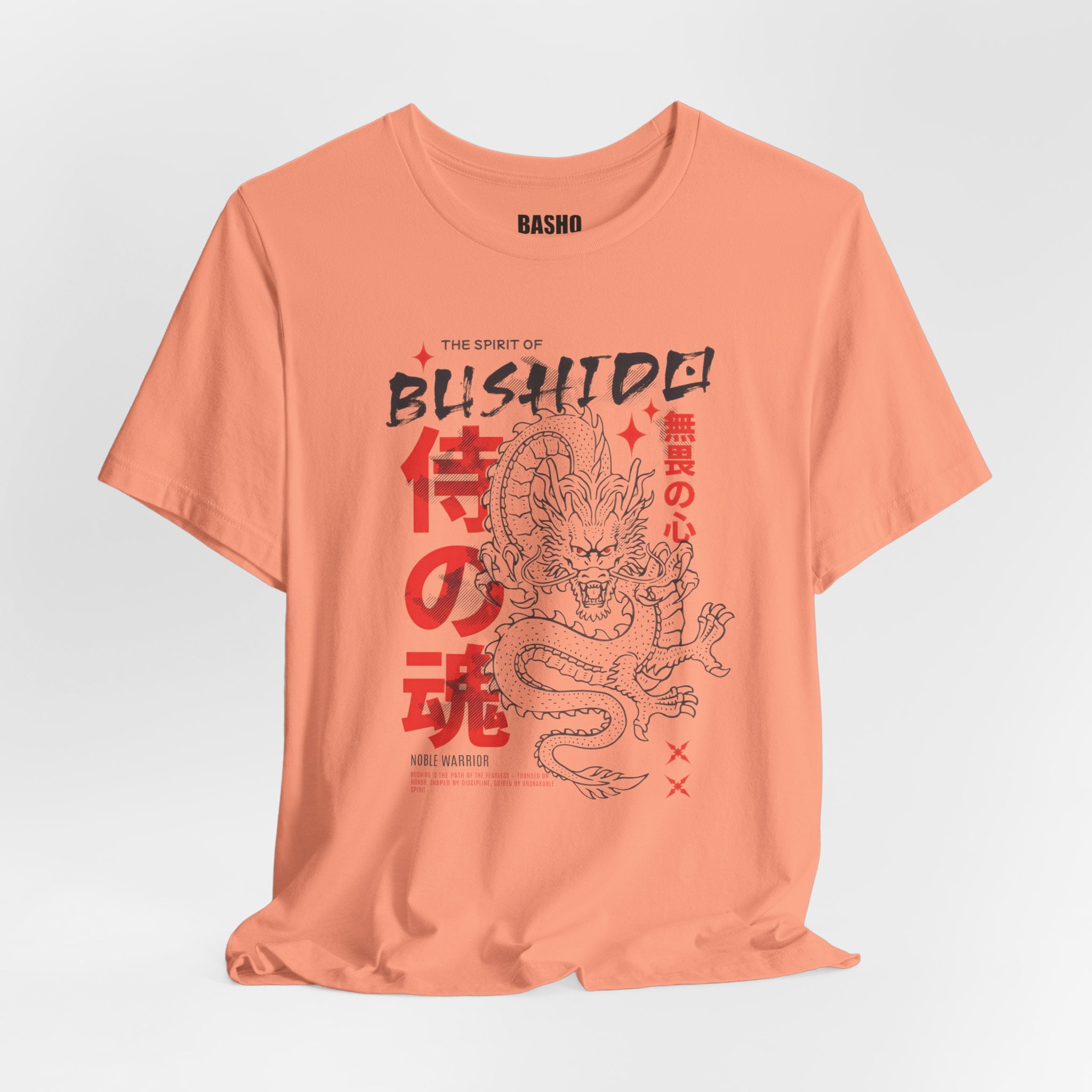 Bushido Spirit T-Shirt – Samurai Code Japanese Streetwear Tee