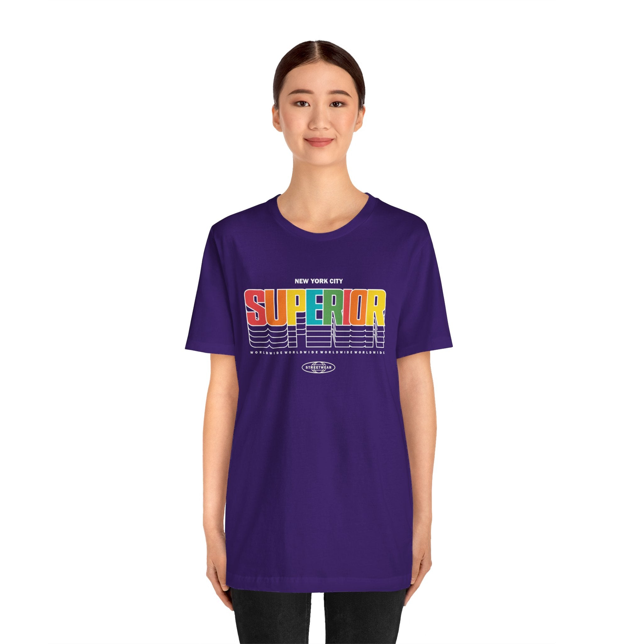 Team Purple Superior New York T-shirt  Woman 2